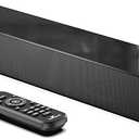 LARKSOUND Small Sound Bar for TV, PC, Gaming, Surround Sound System, Mini TV Speaker Soundbar with Bluetooth/HDMI ARC/Optical/AUX/USB Connections