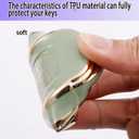 for 2022 Honda Key Fob Cover with Keychain, For Honda Accord Civic Smart Remote Key Fob Case