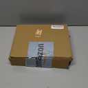 LWZH Privacy Pocket Door Lock Hardware, Hidden Handles, Privacy Pocket Door Lock with Push Automatic Bounce Switch (Black)