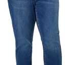 Women's Plus Size Jeans High Rise Skinny Stretchy Jean with Pockets Tummy Control Denim Pants Trendy (Blue, XXL)