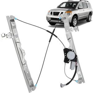 748-524 Front Left Driver Side Power Window Regulator with Motor (6 Pins) Compatible with Nissan Pathfinder Armada 2004/ Armada 2005-2013/ Titan 2004-2010/ Infiniti QX56 2004-2010