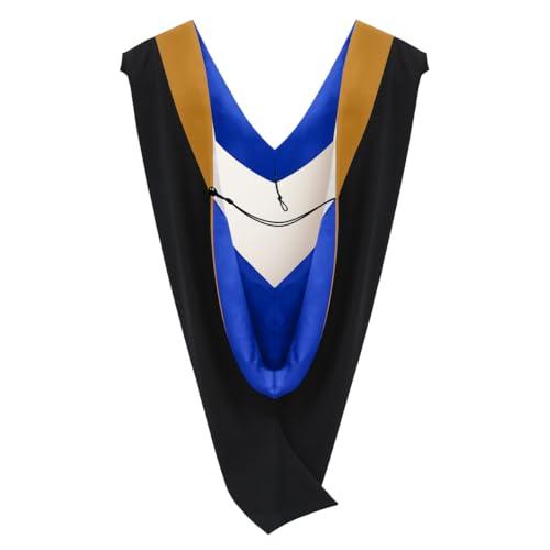 CLERKMANS Unisex Graduation Hood for Bachelors & Masters Degree -University Academic Hood