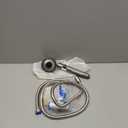 Ion Drops Filtered Shower Head with Handheld, High Pressure Water Flow Showerhead, with Shower Head Filter for Hard Water Boosting, with ON/OFF Switch and Rotatable Head (Silver gray)