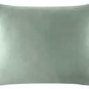 LILYSILK Pillowcase for Hair and Skin 100% Mulberry Silk 19 Momme Both Sides Silk Bed Pillow Cover with Hidden Zipper 1 Pc King 20''x36'' Avocado Green