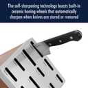 HENCKELS Solution Razor-Sharp 20-pc Knife Set, Chef Knife, Bread Knife, Steak Knife, German Engineered Informed by 100+ Years of Mastery