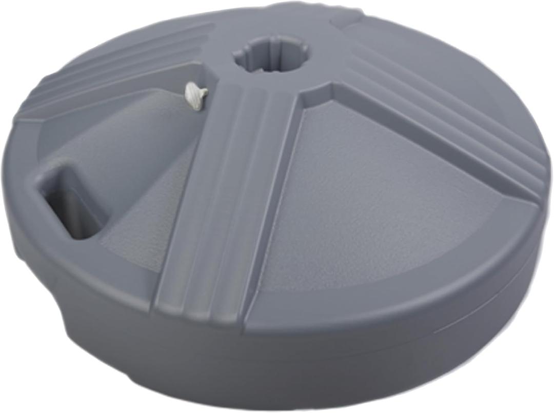 US Weight Durable Fillable Umbrella Base for Patio Table - 50 Pound Capacity Heavy Duty Adjustable Stand for Outdoor Umbrellas - Made in The USA