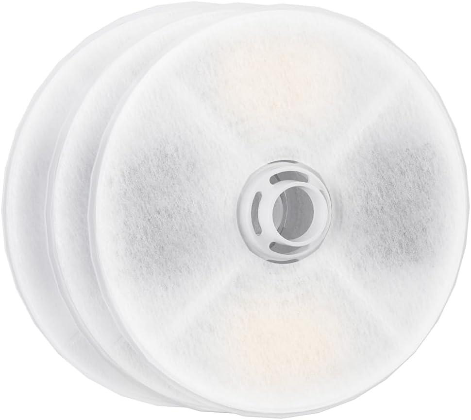 Cat Water Fountain Filters, Compatible with 68oz/2L Cat Water Fountain for Monthly Change, 3 Pcs
