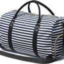 Travel Duffle Bag, Weekender Bag for Women with Shoe Compartment, Carry on Overnight Bag Gym Duffel Bag, Mommy Hospital Bags, 21.7 x 9.3 x 11.8 inches