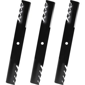 038-6003-00 Mulching Blades Compatible with Bad Boy 2021 Zt Elite 60", 038-6050-00 Lawn Mower Blades Fit for 2022 ZT Avenger, Replace Dixie Chop per 30227-60 30227-60H, 3 Pack