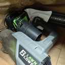 Leaf Blower with Brushless Motor, 580CFM/160MPH Leaf Blower Cordless, Electric Lightweight Blower with 2X4.0Ah Batteries and Charger, 2 Speed Modes, for Lawn Care, Patio Cleaning, etc. (Gray)