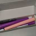 FPOO Advent Candles, 4 Packs Flameless Taper Candles Battery Operated with Remote Timer, 3 Purple and 1 Pink candlesicks for Advent Wreath Décor