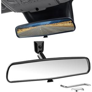 Rear View Mirror,10.7 Universal Rearview Mirror Thickened Anti-glare HD, Compatible with Toyota Honda Civic Accord Nissan Chevrolet Ford F150 Focus Jeep Subaru Hyundai Kia Mazda Buick and More