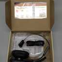 Trucker Bluetooth Headset, Wireless Headset with Mic for Work, Upgraded V5.3 Dual Noise Cancelling Microphones, Mute Button, Multipoint, 53H Battery, for Truck Drivers, Work from Home Office Phone