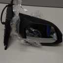 Left Driver Side Door Mirror For 2016-2021 HONDA CIVIC LX SE Sport with Power Mirror Manual Folding Non-Heat Match to Black Replace 76258-TBA-A02ZA HO1320283(3 Pins)