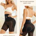Irisnaya Women Shapewear Control Panties Body Shaper Butt Lifter Padded Hip Enhancer Seamless Underwear Hi- Waist Short XL