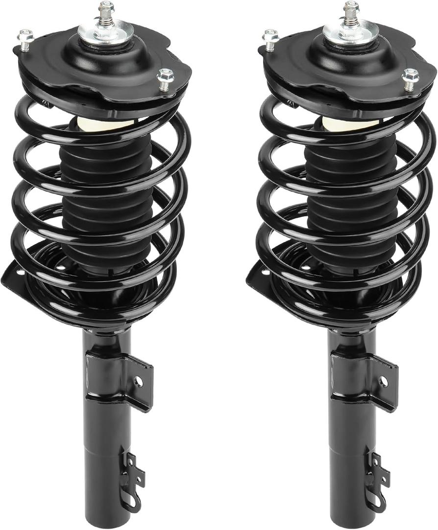 Front Strut Shock Assembly w/Coil Spring Compatible with Ford Taurus 1996-2007, Mercury Sable 1996-2005, Replace 171615, Left & Right, 2PCS
