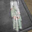 19 Piece Silicone Cookware Set - Kitchen Utensil Set with 9 Silicone Utensils, 5 Stainless Steel Knives, Wooden Handle, Light Green