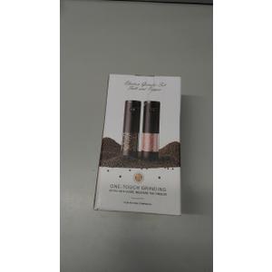 Electric Salt and Pepper Grinder Set Automatic Battery Pepper Mill Shakers Adjustable Coarseness Upgraded Larger Capacity with Led Home and Kitchen Appliances Birthday Gifts for Women Mom (Black/Black)