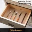 iwtmm Drawer Shelf and Cabinet Liners Non-Adhesive Extra Strong Grip - Keep Items in Place for Kitchen, Bathroom, Office & Wardrobe, Heavy Duty Anti-Slip Liners for Cabinets, Cupboards, Drawers 20 Inch W