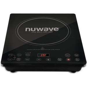 Nuwave Pro Chef Induction Cooktop, NSF-Certified, Commercial-Grade, Portable, Powerful 1800W, Large 8” Heating Coil, 94 Temp Settings 100°F - 575°F in 5°F, Shatter-Proof Ceramic Glass Surface