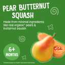 Earth's Best Organic Pear Butternut Squash Fruit + Veggie Puree 3.5 oz Pouch (Pack of 12)