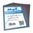 MagX Plain 8.5"x11" Magnetic Sheets, 30 mil Thick Flexible Magnet Sheets (10-Pack), Non-Adhesive for DIY Crafting, Die Storage, Educational Tools & Home Supply(MVAM-8511)