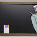 KOOLDE 16" x 24" Magnetic Chalkboard - Large Hanging Framed Wall Wood Frame Board Sign Blackboard for Home, Office, School, Restaurant