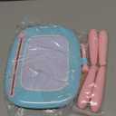 Kikidex Toddlers Toys Age 1-3, Magnetic Drawing Board, Doodle Board Pad Learning and Educational Toys for 1 2 3 Year Old Baby Kids Birthday Gift (Mint Blue)