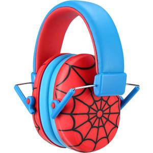 ProCase Kids Noise Cancelling Headphones, Kids Ear Protection Monster Jam Truck, Fireworks Hearing Protection Noise Reduction, Noise Canceling Earmuffs for Sensory Autism Toddler Children -Red