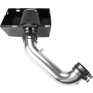 KAX Cold Air Intake Kit System + Heat Shield Compatible with Dodge Ram 1500/2500/3500 2009-2021 V8 5.7L, High Performance, Black