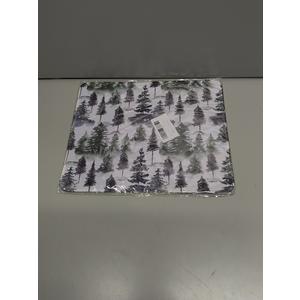 Cute Mouse Pad - Winter Green Fir Forest Square Mousepad Washable Cloth with Non-Slip Rubber Base - Mouse Pads for Desk Computers Laptop Mouse- Home Office Decor Desk Accessories-10x8 Inch