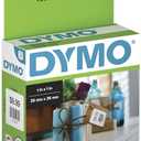 DYMO Authentic LW Multi-Purpose Square Labels DYMO Labels for LabelWriter Printers Great for Barcodes 1" x 1" 1 Roll of 750