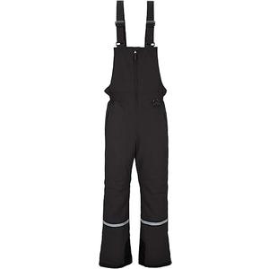 Wantdo Men's Winter Insulated Ski Pants Waterproof Snow Bibs Cargo Overalls (Black) M
