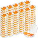 TrelaCo 100 Pairs Ear Plugs Bulk, NRR 29dB Reusable Silicone Ear Plugs with Plastic Cases Soft Foam for Sleeping Noise Cancelling for Concerts Shooting Swimming Noise Reduction(Orange)