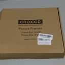 8x10 Picture Frame set of 2 (Gold, Horizontal + Vertical) for 5x7 6x8 with Floating Effect, for 8 x 10 without Floating, Double Real Glass Photo Frames Only for Tabletop