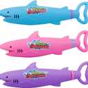 Water Guns for Kids Ages 4-8 Swimming Pool 3 Pack Shark Toys Water Squirt Guns 30 FT Range Summer Outdoor Games for Toddlers Age 2-4