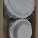 Havawish  Compostable Paper Plates and Bowls Set 9 Inch Disposable Plate 16oz Biodegradable Bowls for Party Dinner 75-person Bulk Party Supplies