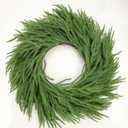 Christmas Wreaths for Front Door 30 Inch Norfolk Pine Wreath for All Seasons Artificial Green Wreath Holiday Decoration for Indoor Outdoor Home Decor