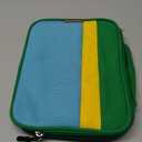 HawLander Insulated Kids Lunch Box Bag for Boys and Girls, Standard Size for School, Green Blue