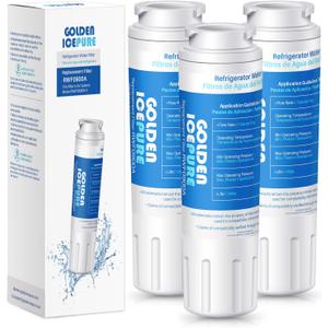 GOLDEN ICEPURE RWF0900A Replacement for MAYTAG UKF8001, Whirlpool Filter 4 EveryDrop EDR4RXD1, KRFC300ESS01, 46-9006, PUR Puriclean II Replacement Water Filter 3PACK