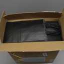 MESHA Kraft Gift Bags 200 Pack 5.25x3.75x8 Inch Small Black Paper Bags with Handles Bulk for Small Business,Birthday,Party,Wedding,Retial,Shopping Bag