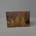 White Christmas Trees Figurine with Light Battery Operated with Remote Lighted Christmas Tree Tabletop Decor Real Wax White Small Xmas Tree with Red Berry Christmas Decoration for Home Party Gifts