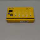 Ascher E12 LED Classic Candelabra Clear Light Bulb, 4W, Equivalent 40W, Warm White 2700K, Non-Dimmable, Filament Clear Glass, Pack of 5