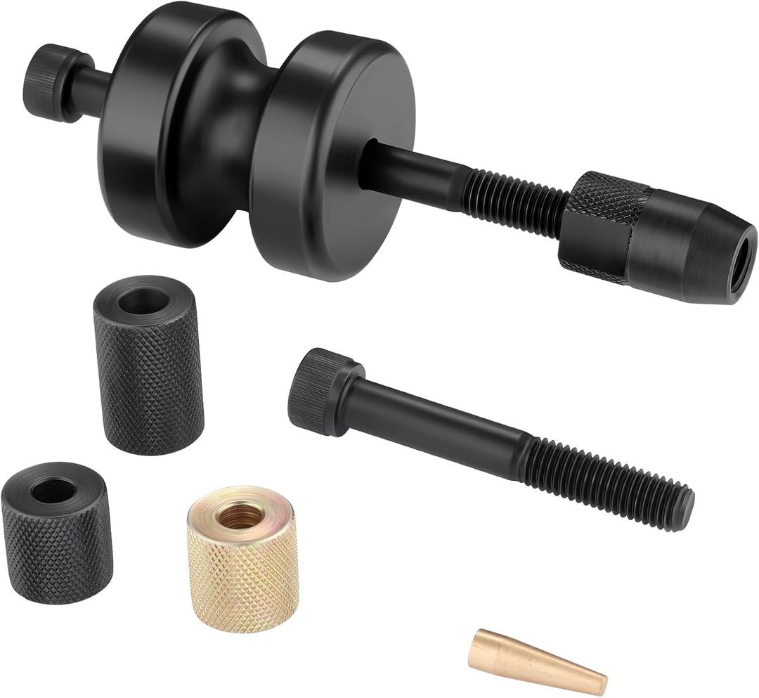 Injector Puller and Teflon Seal Installer Tools Set Fit for BMW N14 N18 N54 N63 Diesel Engines, Alternative to 130192, 130193, 130194, 130195 Fuel Injector Removal Installation Tool Kit