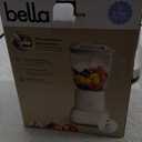 bella 10 Speed Countertop Blender, Juicer & Smoothie Maker, Fits-anywhere Kitchenware, Slim Flip & Store Design, Dishwasher Safe 48oz Capacity Pitcher & Lid, Stainless Steel Blade, 450 Watt, Oatmilk (6 Cup)