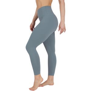 90 Degree By Reflex High Waist Legging 7/8 Tummy Control Yoga Workout Pants (Gray, XXL)