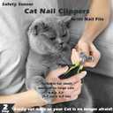 3PCS Cat Grooming Kit | Brush for Shedding | Nail Clipper | Trimmer | Bath Brush for Long and Short Haired Indoor Cats - Premium Supplies