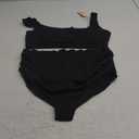 Summer Mae Scalloped Maternity Swimsuits for Women High Waist Bathing Suit Pregnancy Two-Piece Bikini Tie Knot Swimwear (10, Black)