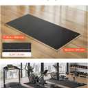 VEVOR Treadmill Mat for Carpet Floor, Exercise Equipment Mat for Treadmills, Stationary & Recumbent Bikes, High Density PVC Floor Protector Gym Mats, Waterproof and Non-Slip for Home Gym