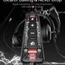 awatrue EH05-U Wired USB Headset with Noise Cancelling Microphone for PC Laptop - Headphones with In-Line Control, Lightweight, Enhanced Sound & MIC Mute